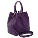 Minerva - шкіряна сумка відро (баклет) TL142145 Фіолетова TL142145 фото 2