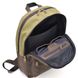 Чоловічий рюкзак шкіра та канвас хаккі для ноутбука TARWA RHc-7273-3md RHc-7273-3md фото 3