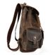 Шкіряний оригінальний рюкзак з трьома кишенями фірми Tiding P3165 P3165 фото 3