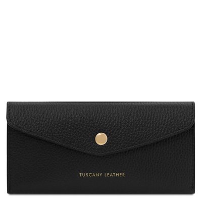 Шкіряний конверт гаманець tl142322 Чорний TL142322 фото