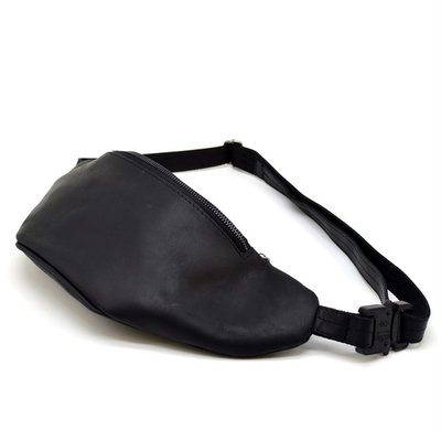 Шкіряна сумка на пояс з чорною крейзі хорс бренду TARWA RA-3036-3md RA-3036-3md фото