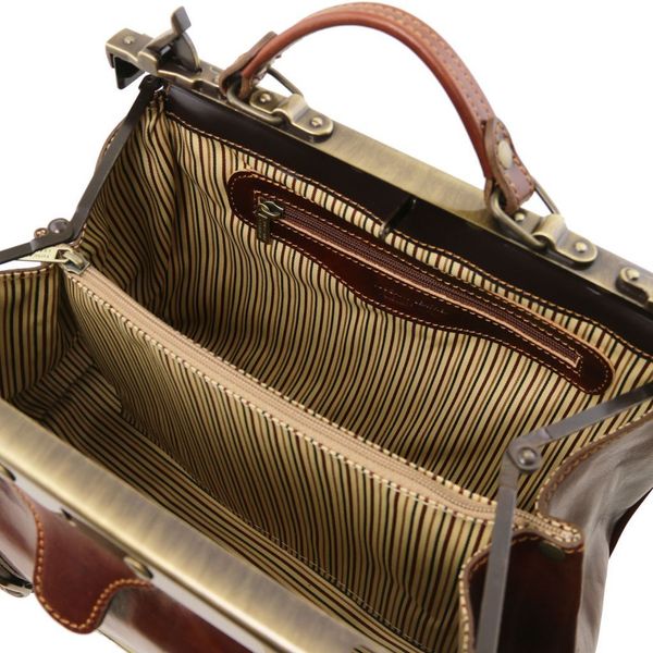 Monalisa - шкіряна сумка Gladstone з пряжками на передній частині TL10034 TL10034 фото