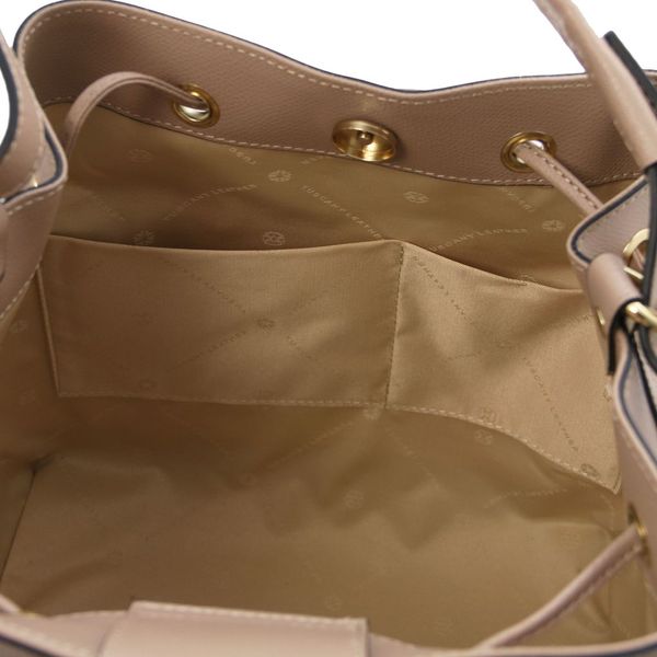 Minerva - шкіряна сумка відро (баклет) TL142145 Taupe TL142145 фото