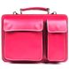 Жіночий портфель шкіряний Firenze FR7007M рожевий FR7007M фото 1