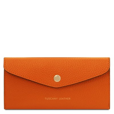 Шкіряний конверт гаманець tl142322 помаранчевий TL142322 фото