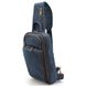Шкіряний рюкзак слінг на одне плече TARWA RK-0910-4lx синій колір RC-0910-4lx фото 1