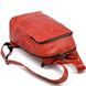 Жіночий червоний шкіряний рюкзак TARWA RR-2008-3md середнього розміру RW-2008-3md фото 10