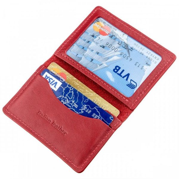 ID паспорт посвідчення автодокументи Grande Pelle 221660 червона 68872 фото