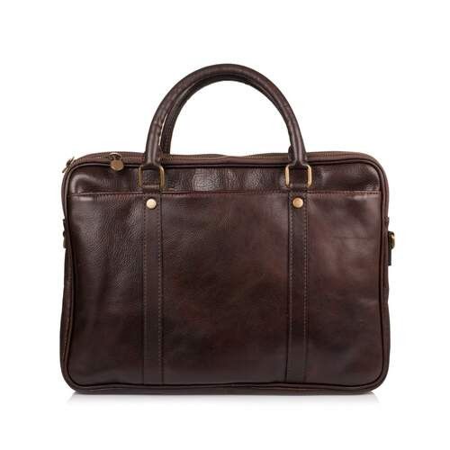 Стильна шкіряна сумка, коричневий колір, Firenze 0502 HB0502 фото