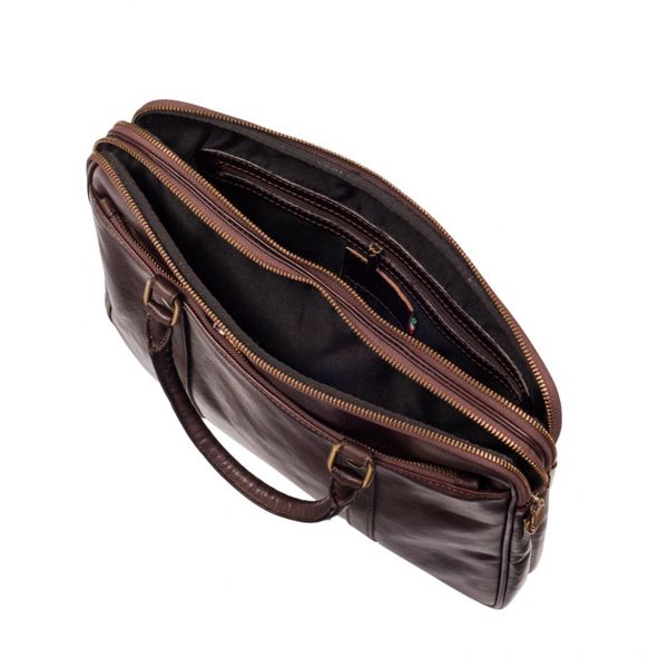 Стильна шкіряна сумка, коричневий колір, Firenze 0502 HB0502 фото