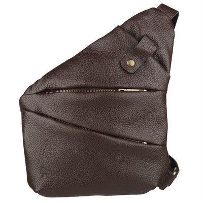 Чоловіча плечова сумка слінг FC-6402-3MD коричнева флотар, бренд TARWA GA-6402-4lx фото