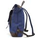 Рол-ап рюкзак зі шкіри та синій канвас TARWA RKc-5191-3md RGc-5191-3md фото 3