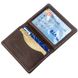Обкладинка на ID паспорт автодокументи права, шоколад Grande Pelle 211120 66787 фото 3