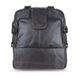 Вертикальна шкіряна сумка трансформер: рюкзак, сумка, крос-боді, сіра 7065J JD7065J фото 10