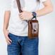 Напоясний сумка з ремінцем на плече T0073 BULL, коричнева T0073 фото 1