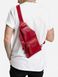 Чоловіча шкіряна сумка слінг крос-боді червона HILL BURRY HB3338R HB3338R фото 3