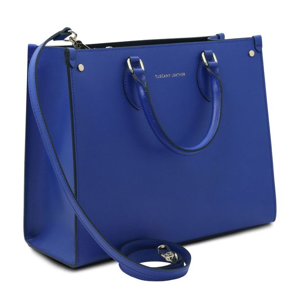 Iside - шкіряна ділова сумка для жінок tl142240 синій TL142240 фото