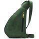 Зелена сумка рюкзак слінг шкіряна на одне плече RE-3026-3md TARWA RE-3026-3md фото 2
