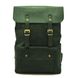 Рюкзак із натуральної шкіри RE-9001-4lx TARWA зелений крейзі GB-9001-4lx фото 1